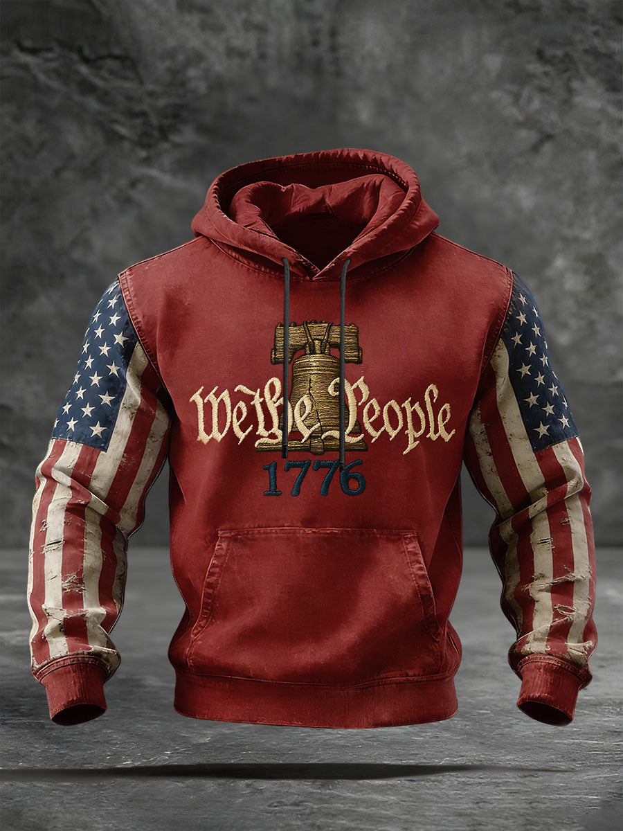 Men's Glory  Anniversary Printed Casual Hoodie