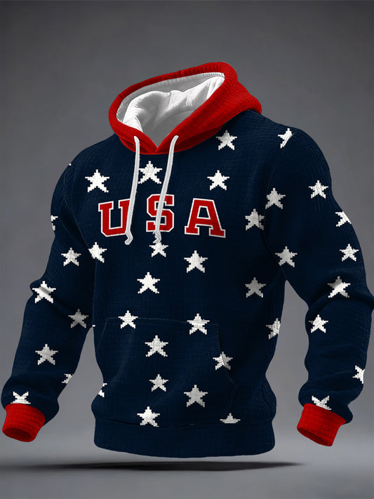 Men's USA Winter Sports 2026 Printed Hoodie