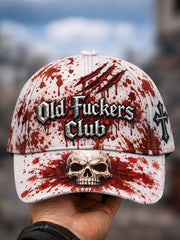 Old Fuckers Club Bloodstain Unisex Hats
