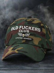 Old Fuckers Club Camouflage Unisex Hats