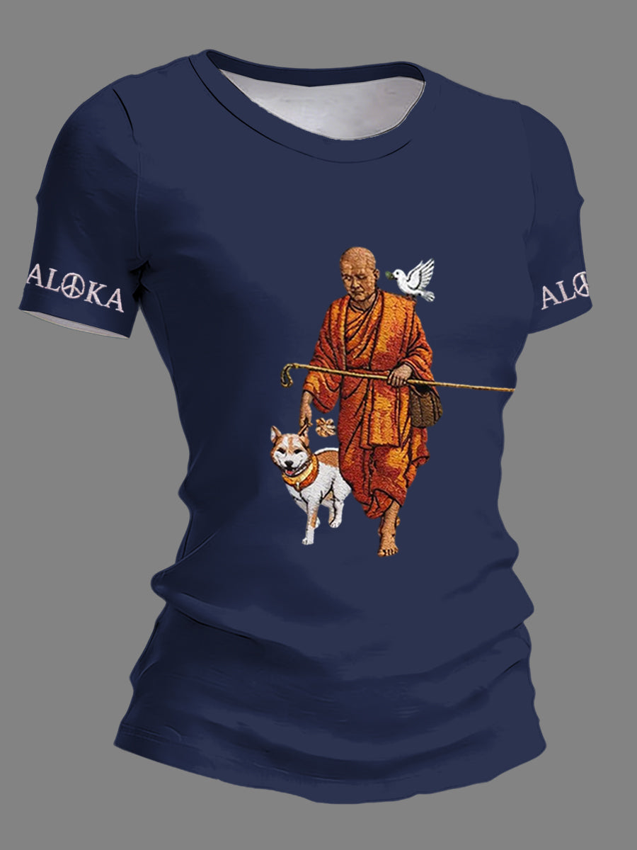 Women's Walk For Peace Print T-shirt