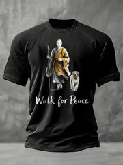 Men's Walk For Peace Aloka Printed T-shirt