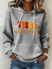 Women's Walk For Peace Printed Hoodie