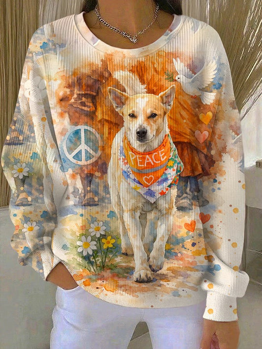 Women's Walk For Peace Aloka Printed Sweatshirt