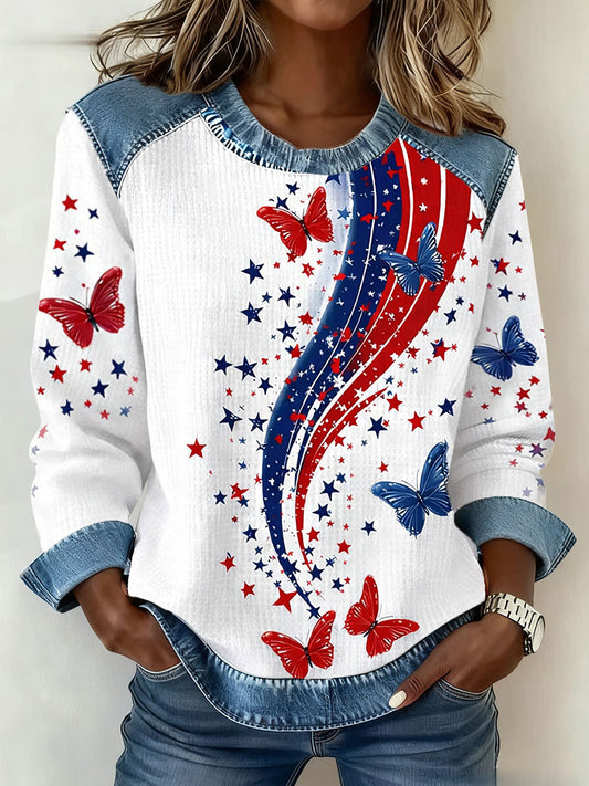 Women's - Flag Butterfly Sweatshirts