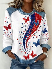 Women's - Flag Butterfly Sweatshirts