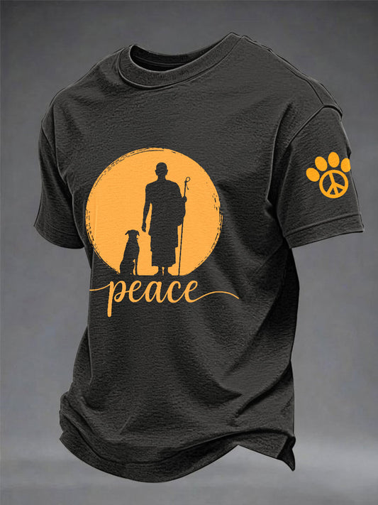 Men's Walk for Peace Short-sleeved T-shirt
