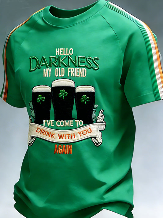 Men's Hello Darkness My Old Friend  T-shirt