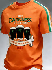 Men's Hello Darkness My Old Friend  T-shirt