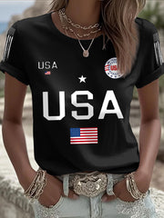 Women's USA Flag T-Shirts