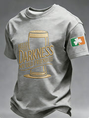 Men's Hello Darkness My Old Friend  T-shirt