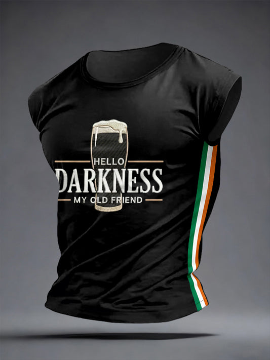 Men's Hello Darkness My Old Friend Casual Vest Top