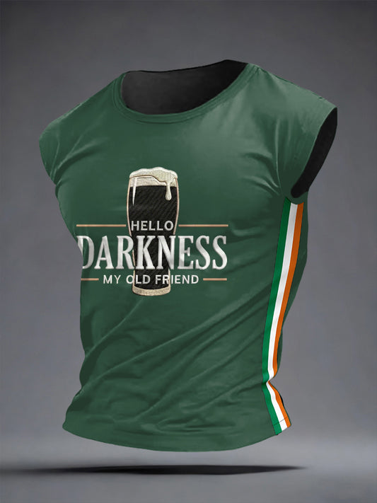 Men's Hello Darkness My Old Friend Casual Vest Top