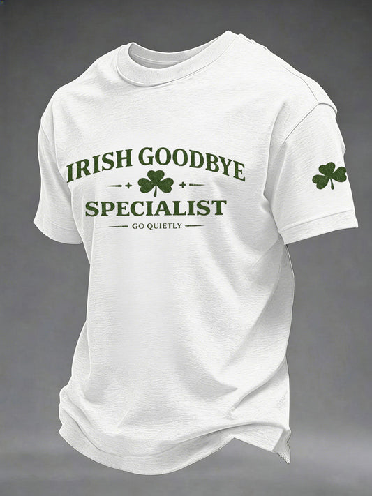 Men's St. Patrick's Day Printed Casual T-Shirt