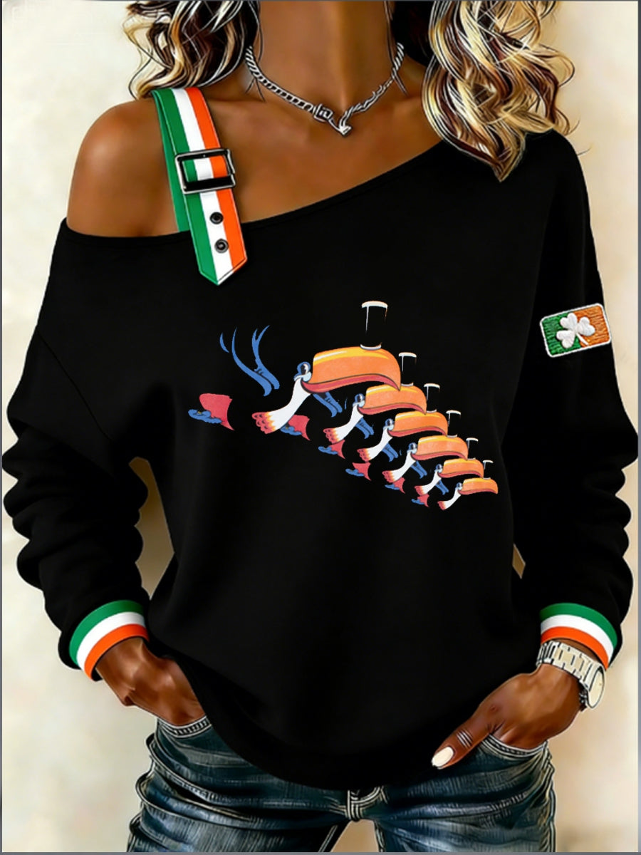Women's Irish St Patricks Day Toucan Sweatshirt