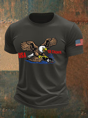 Men's American Hockey Printed Casual T-Shirt