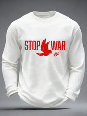 Men's No War Waffle Long Sleeve T-Shirt