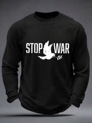 Men's No War Waffle Long Sleeve T-Shirt