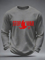 Men's No War Waffle Long Sleeve T-Shirt