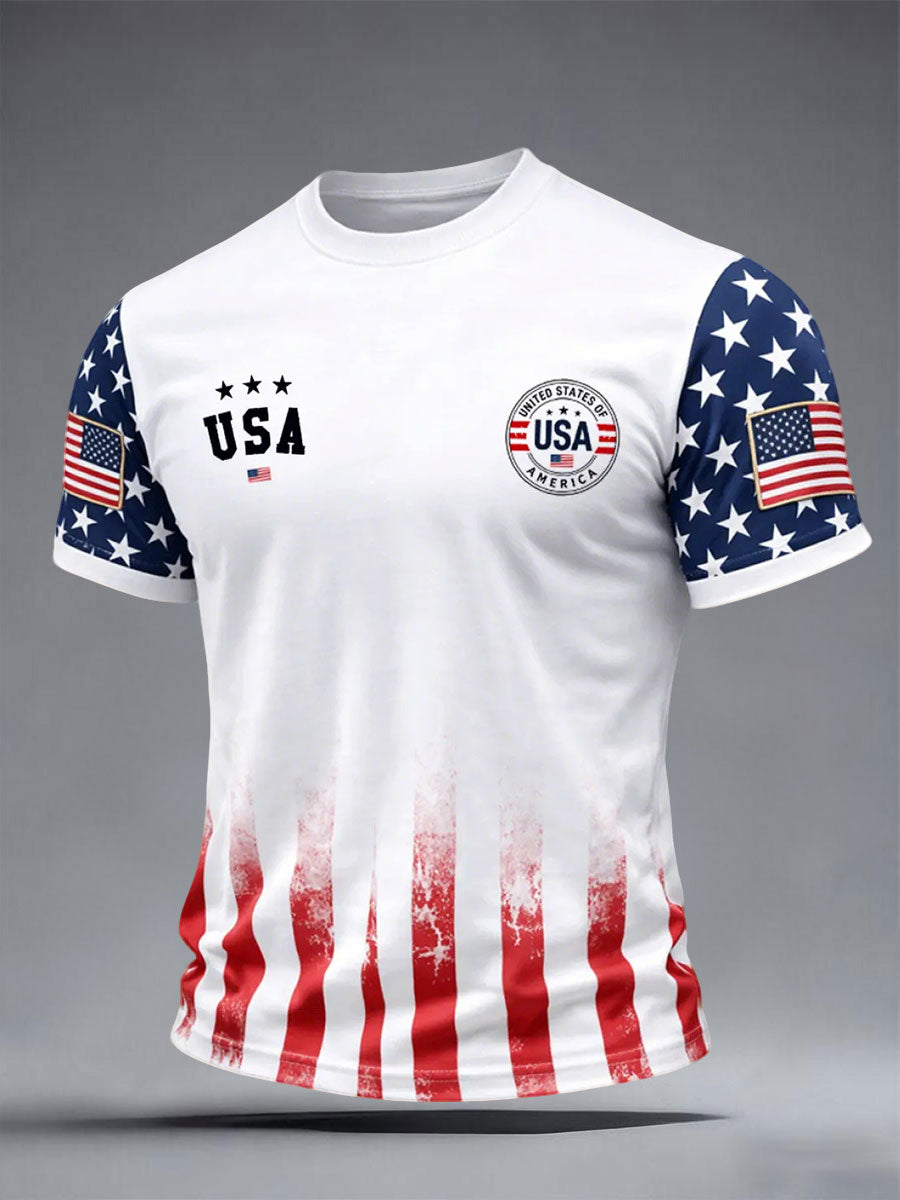 Men's USA Flag T-Shirts