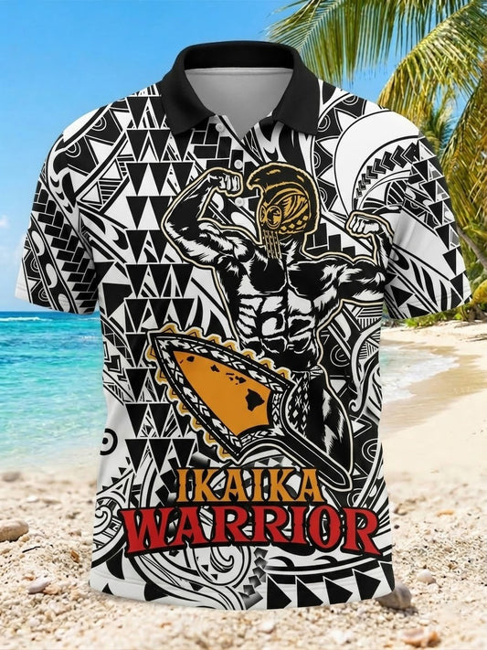Men's Hawaii Ikaika Warrior Printed Shirt