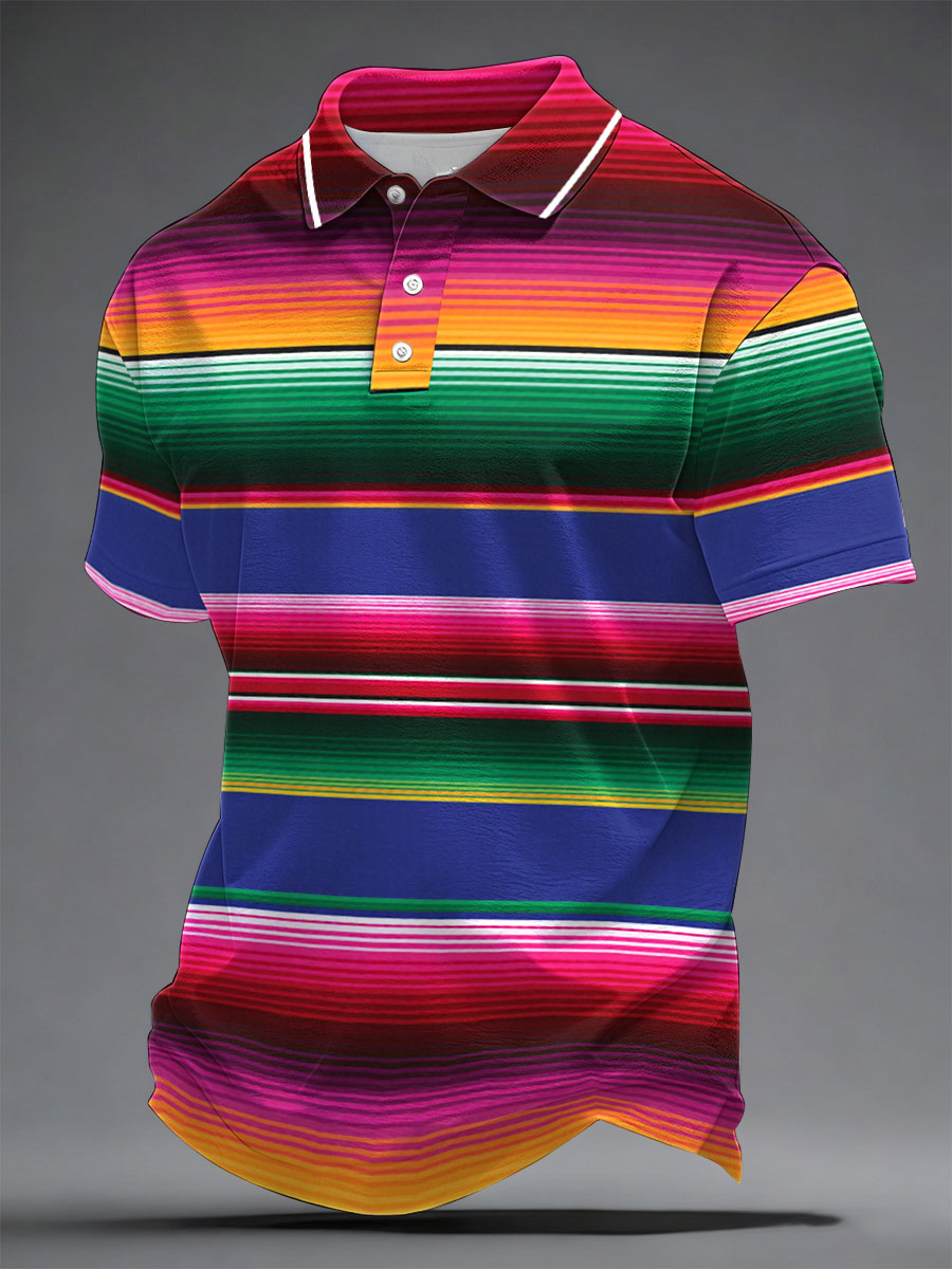 Men's Cinco de Mayo Printed Casual Shirt