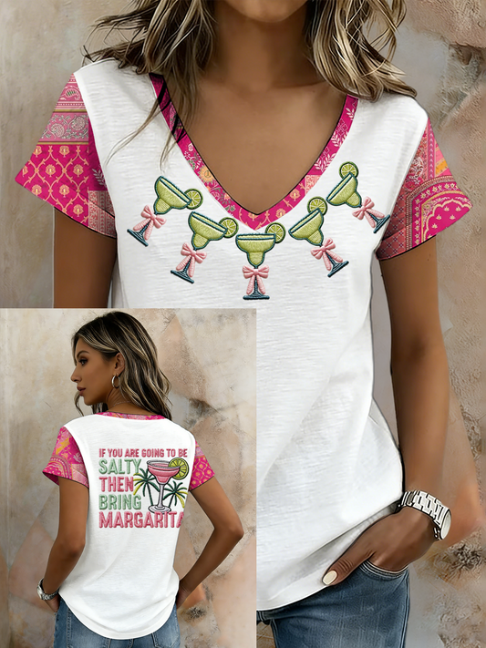 Women's Cinco De Mayo Printed short-sleeved T-shirt
