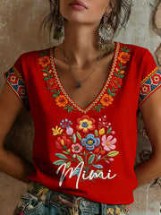 Women's Mexican Art Cinco de Mayo T-Shirt