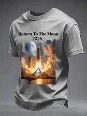 Men's Return To The Moon 2026 Casual Tee