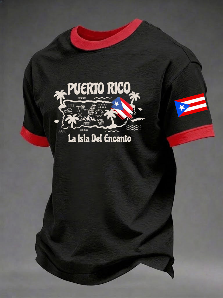 Men's Puerto Rico Printed T-shirt