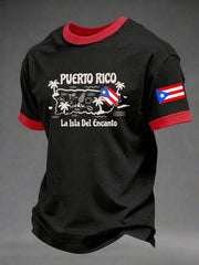 Men's Puerto Rico Printed T-shirt
