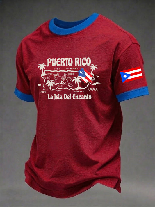 Men's Puerto Rico Printed T-shirt