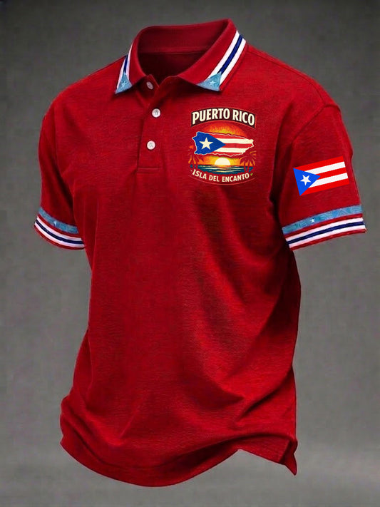 Men's Puerto Rico Printed Shirt