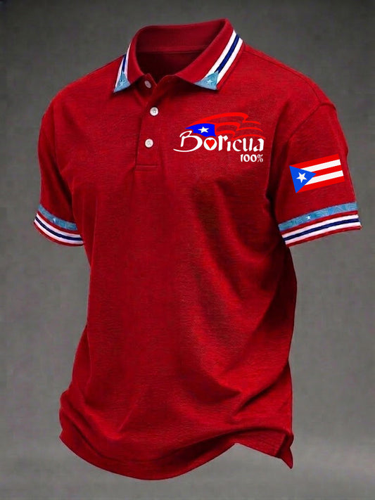 Men's Puerto Rico Printed Shirt