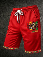 Men's Juneteenth 1865 Printed Shorts