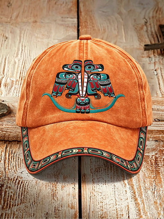 Indigenous totem casual unisex hat