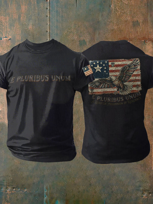 Men's E pluribus unum Printed short sleeves t-shirt