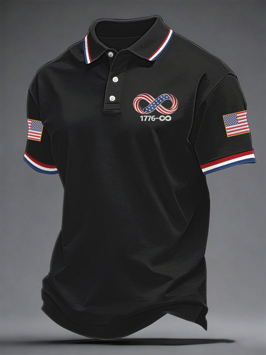 Men's America Print Casual Top