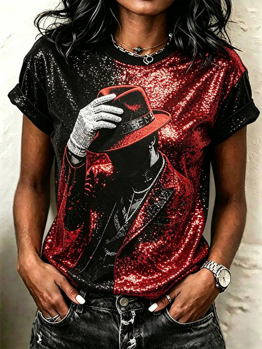 Women's Pop Muisc Inspired T-shirt