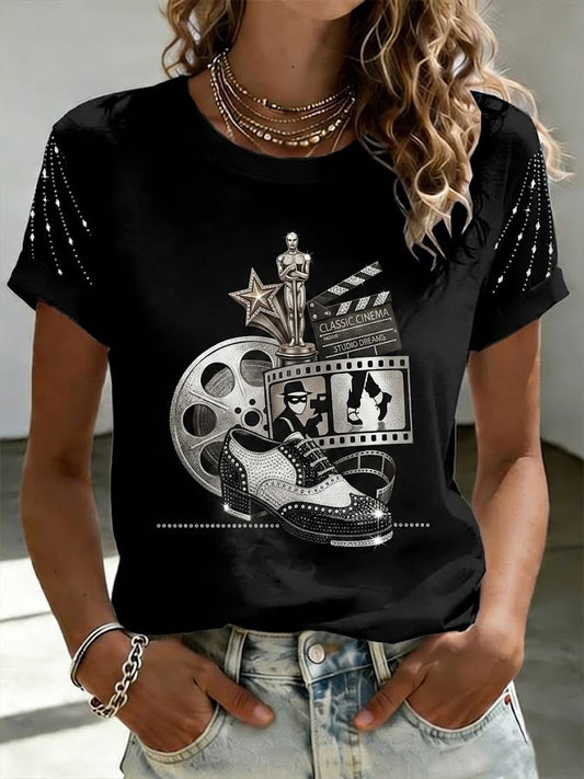Women's King Of Pop Printed T-shirt