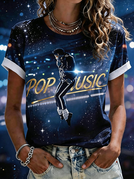 Women's Pop Muisc Inspired T-shirt
