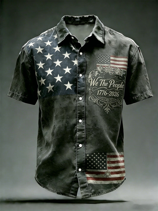 Men's Anniversary Print Shirt