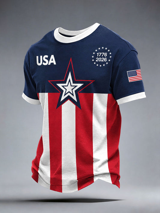 Men's USA Print T-Shirt