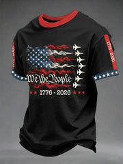 Men's Independence Day We The People 1776-2026 Print Tee