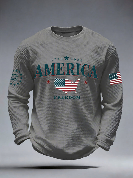 Men's America 1776-2026 Long-Sleeve T-Shirt