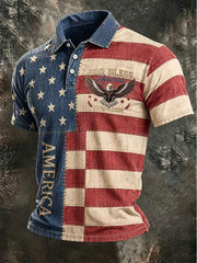 Men's Independence Day Print Casual T-Shirt