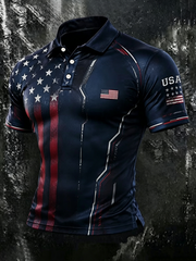 Men's USA Printed polo shirt