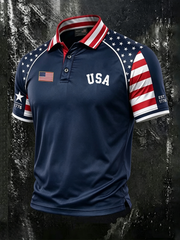 Men's USA Printed polo shirt