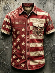 Men'S 250Th Anniversary National Faith Print Shirt