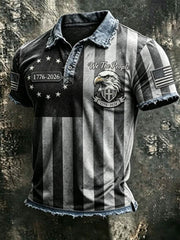 Men's 250Th Anniversary National Faith Print Shirt